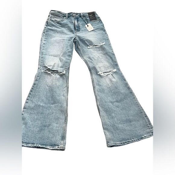 Levi’s NWT‎ Premium 70s High Rise Flare Size 28 Free People Disco Bell Bottom - Picture 6 of 13